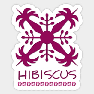 Hibiscus Sticker